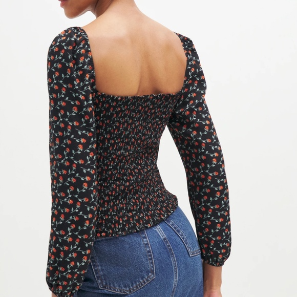 Reign Top from Reformation in Perla print - Picture 2 of 3